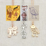 Children's Artwork Necklace