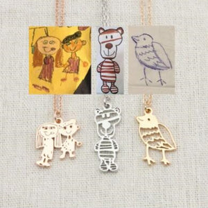 Children's Artwork Necklace