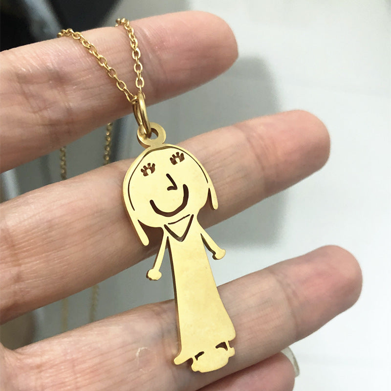 Children's Artwork Necklace