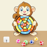 Cartoon Sticky Ball Dartboard