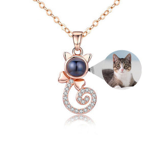 AmorMio 925 Sterling Silver Cat Necklace