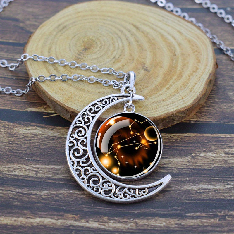 Retro Moon necklace