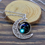 Retro Moon necklace