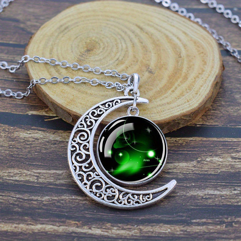 Retro Moon necklace