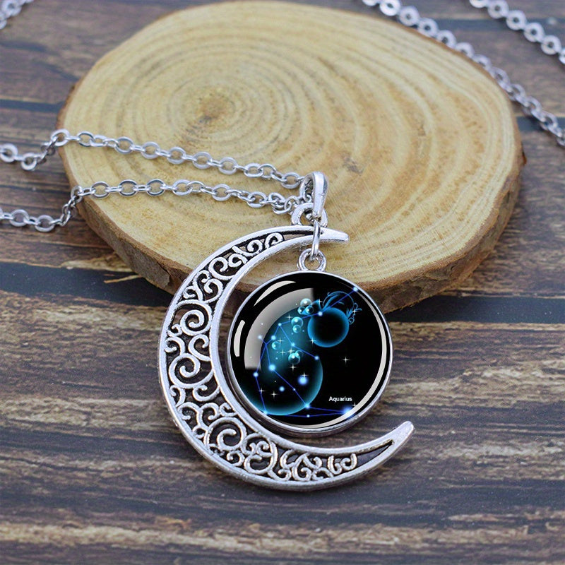 Retro Moon necklace