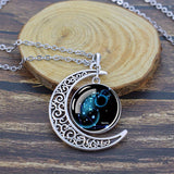 Retro Moon necklace