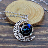 Retro Moon necklace