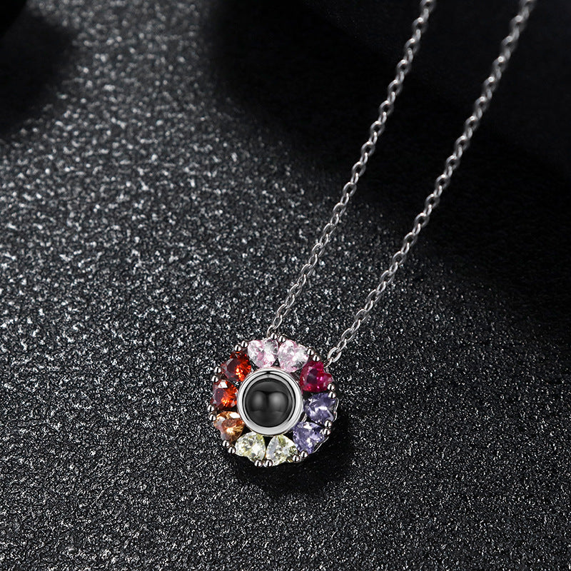 AmorMio Colorful Crystal Necklace