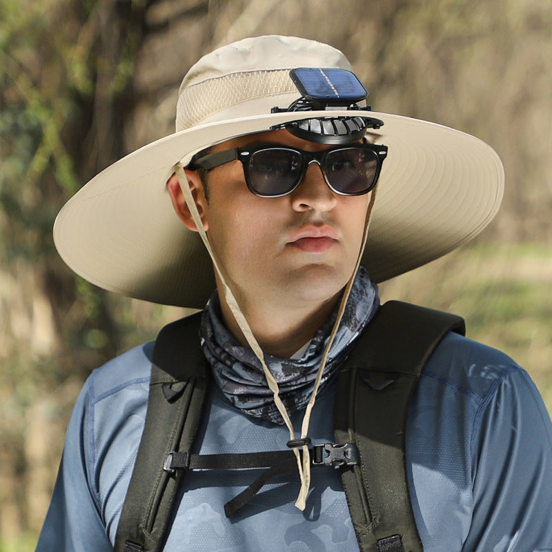 Solar Powered Fan Hat