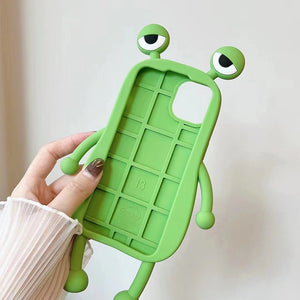 Silicone Sweet Frog Iphone Phone Case