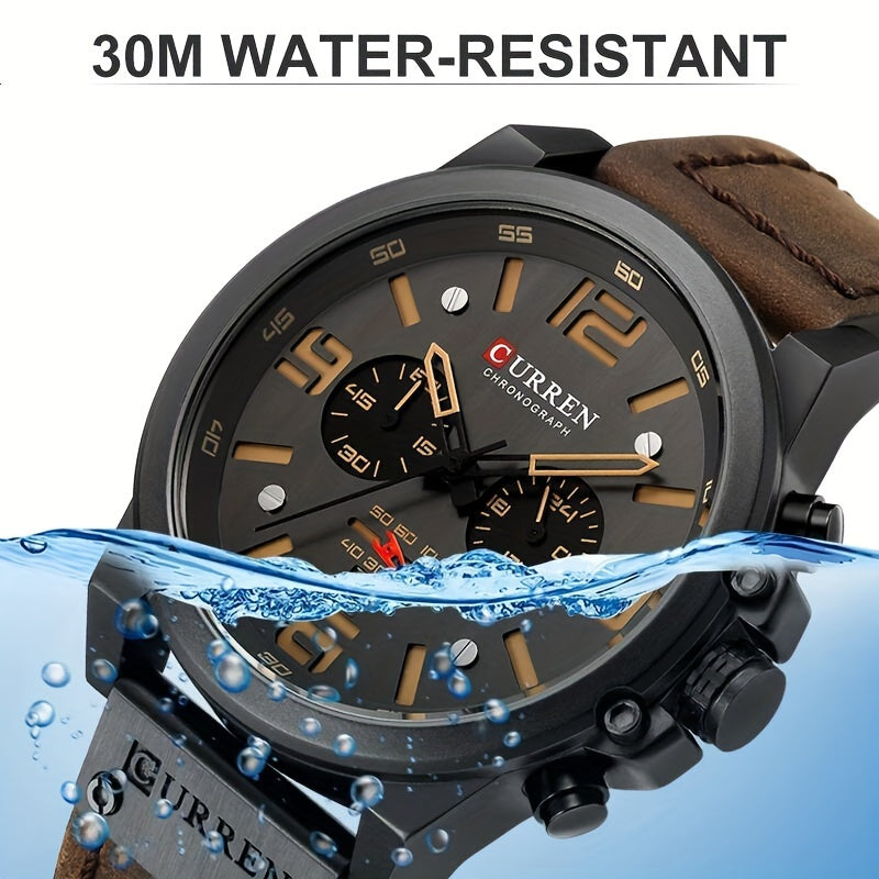 Multifunctional and Waterproof Wristwatch