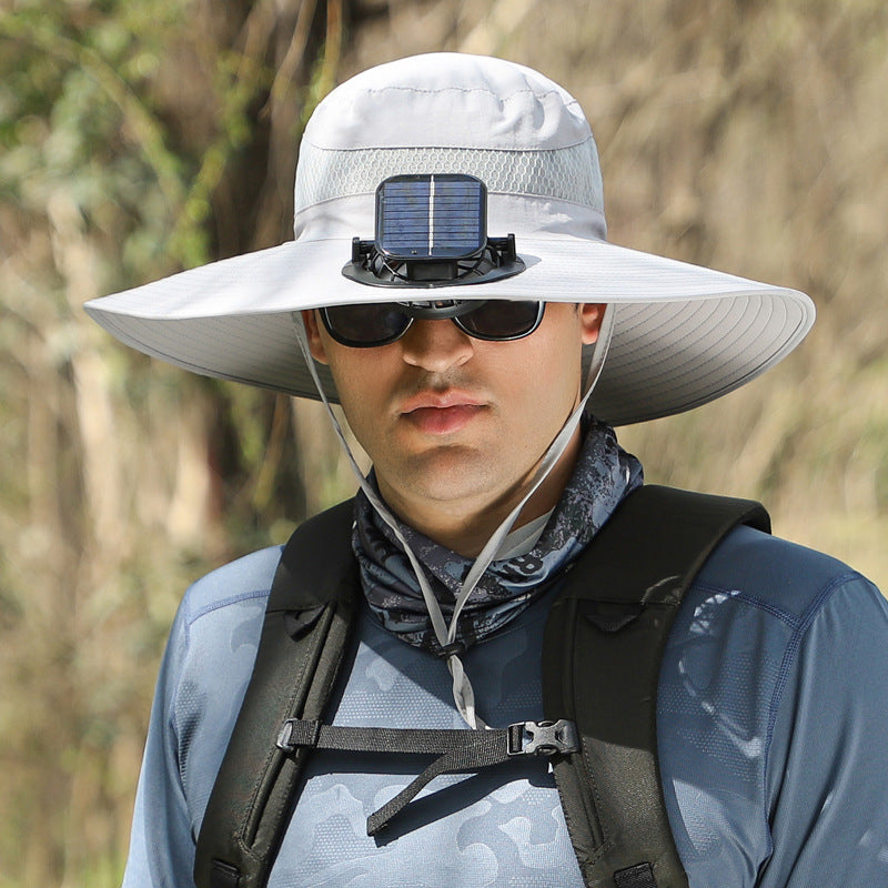 Solar Powered Fan Hat