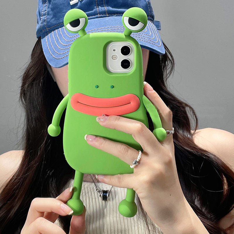 Silicone Sweet Frog Iphone Phone Case