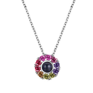 AmorMio Colorful Crystal Necklace