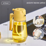 2 in 1 Glass Oil and Vinegar Bottle