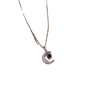 "I Love You" Moon Projection Necklace