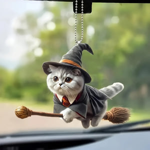 Magic Cat Vehicle and Bag Ornament