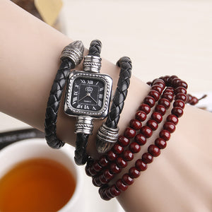 AmorMio Snake Bracelet and Quartz Watch