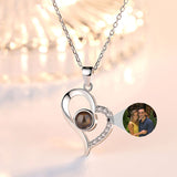 AmorMio 925 Sterling Silver Heart Necklace