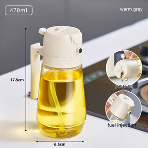 2 in 1 Glass Oil and Vinegar Bottle