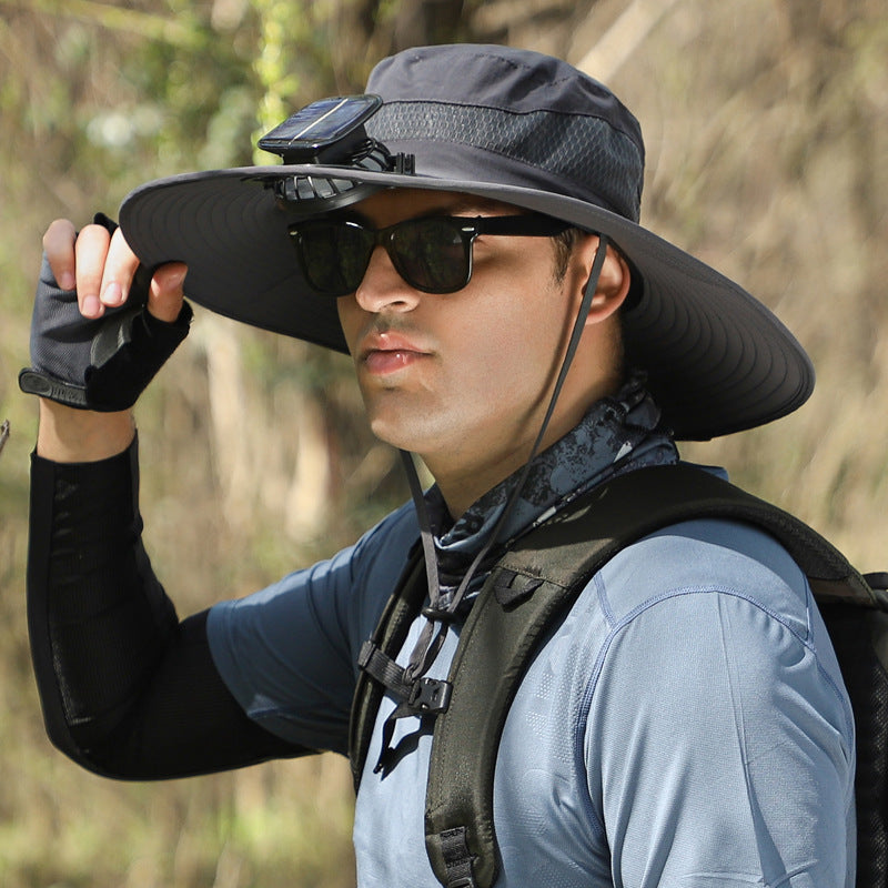 Solar Powered Fan Hat