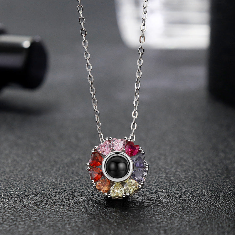 AmorMio Colorful Crystal Necklace