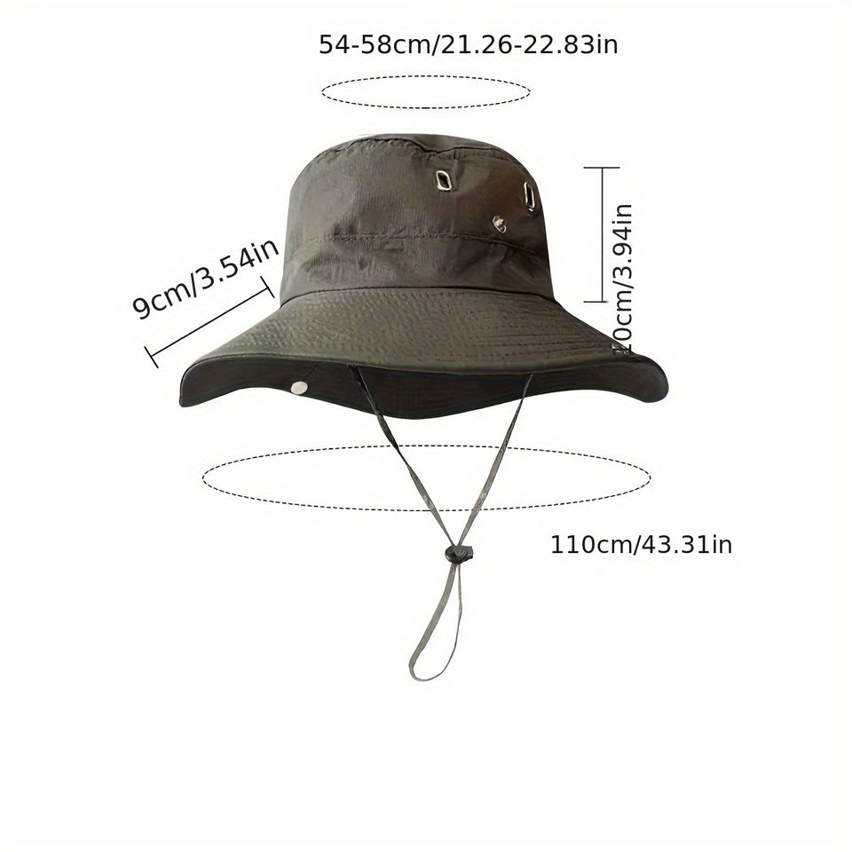 Stringed Mountaineering Sunshade Bucket Hat