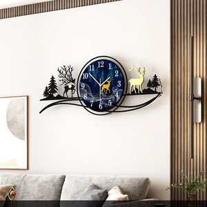 Forest Figure Wall Clock