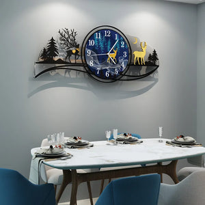 Forest Figure Wall Clock