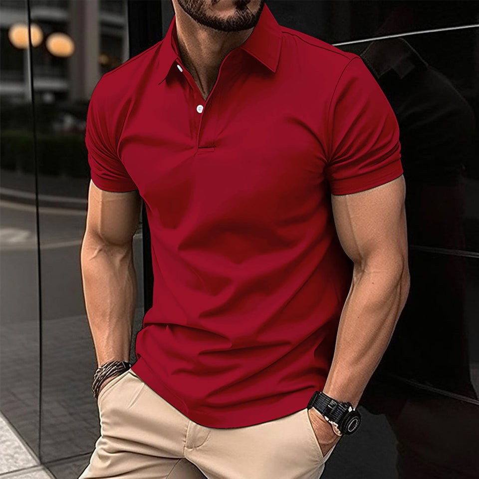 Polo Neck Men's T-Shirt