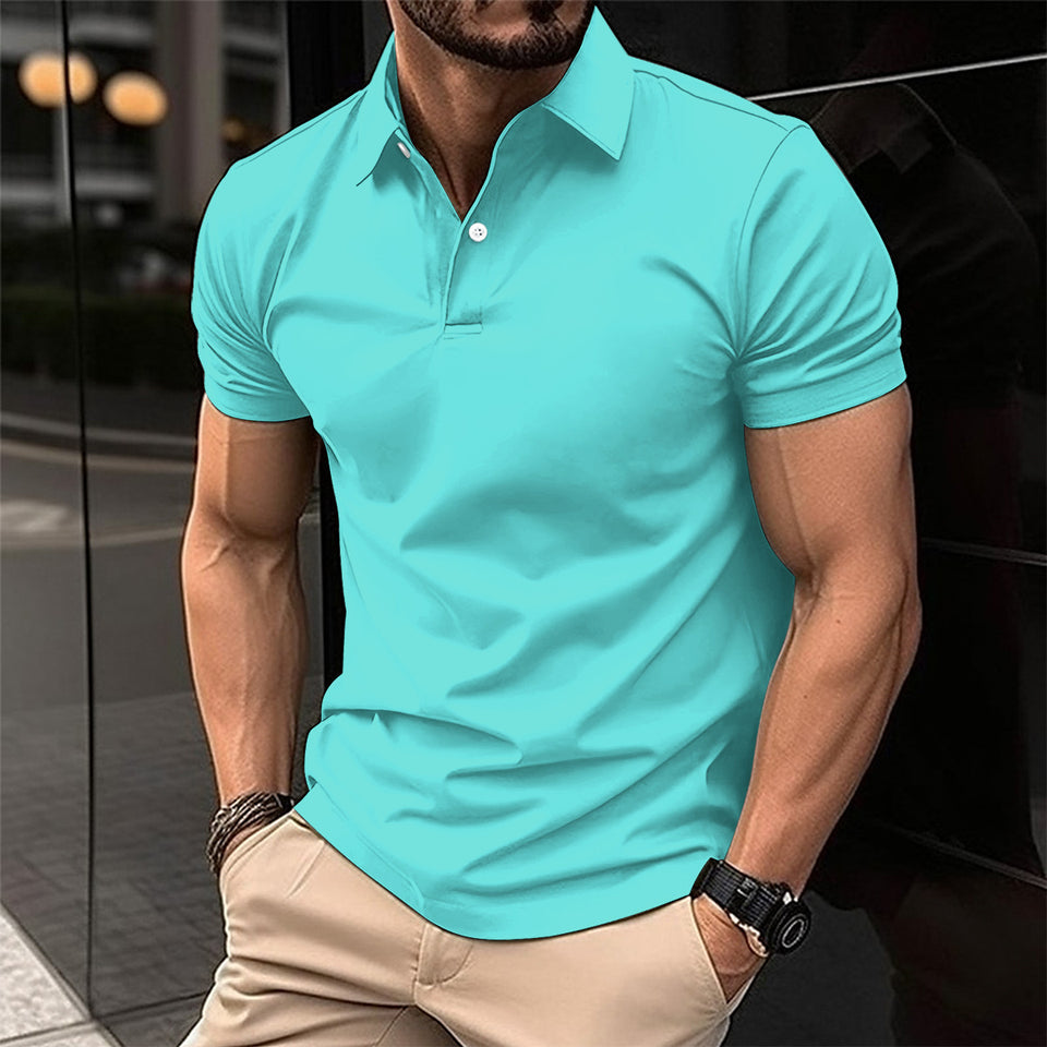 Polo Neck Men's T-Shirt