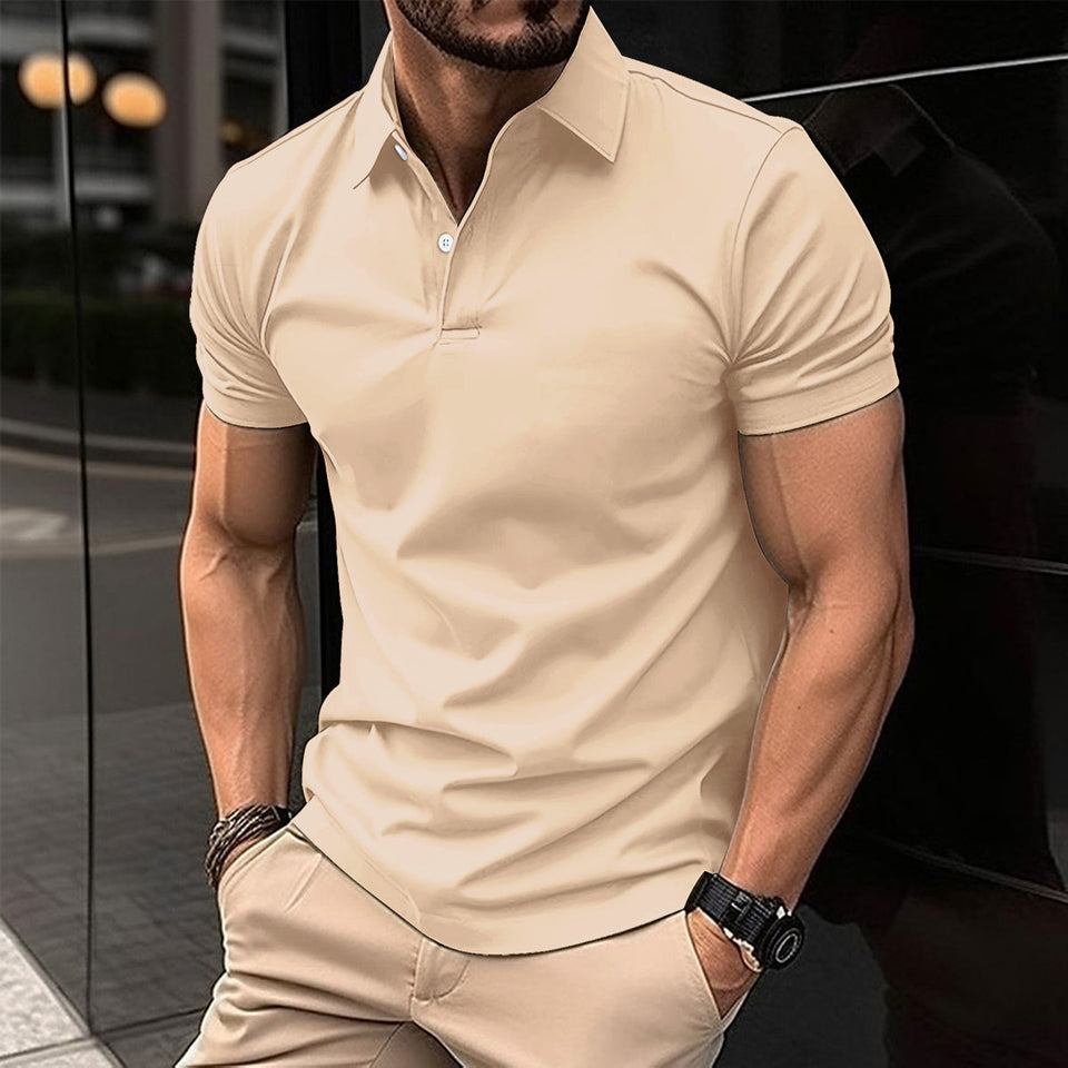 Polo Neck Men's T-Shirt