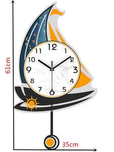 Sailing Wall Clock