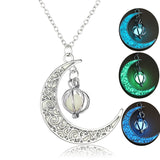 Glow in the Dark Moon Necklace