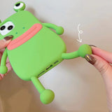 Silicone Sweet Frog Iphone Phone Case