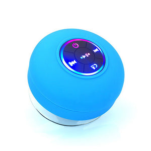 Waterproof Wall Vacuum Bluetooth Speaker with LED Light