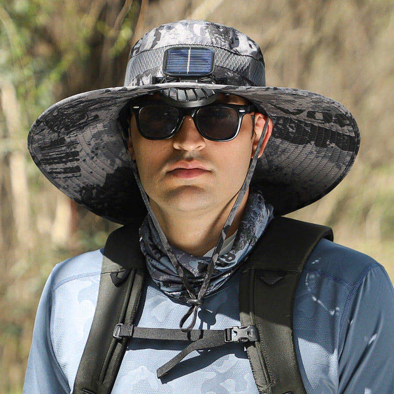 Solar Powered Fan Hat