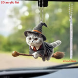 Magic Cat Vehicle and Bag Ornament