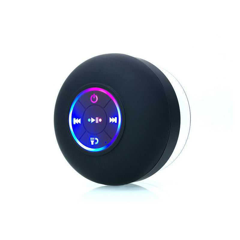 Waterproof Wall Vacuum Bluetooth Speaker with LED Light